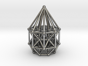 Tesseract Matrix Stargate in Polished Silver
