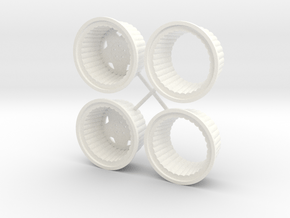 Centerline 1/18 Convo Pro Rear in White Processed Versatile Plastic