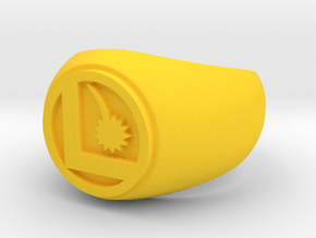 Legion Flight Ring in Yellow Processed Versatile Plastic