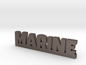 MARINE Lucky in Polished Bronzed Silver Steel
