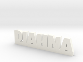 DIAHNA Lucky in White Processed Versatile Plastic