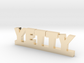 YETTY Lucky in 14k Gold Plated Brass