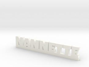 NANNETTE Lucky in White Processed Versatile Plastic