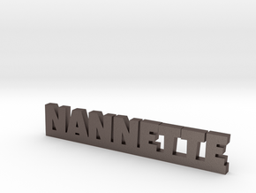 NANNETTE Lucky in Polished Bronzed Silver Steel