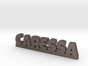 CARESSA Lucky in Polished Bronzed Silver Steel