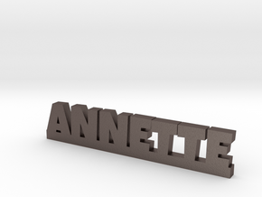 ANNETTE Lucky in Polished Bronzed Silver Steel