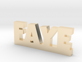 FAYE Lucky in 14k Gold Plated Brass