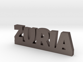 ZURIA Lucky in Polished Bronzed Silver Steel