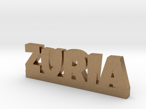 ZURIA Lucky in Natural Brass