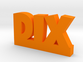 DIX Lucky in Orange Processed Versatile Plastic