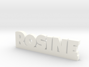 ROSINE Lucky in White Processed Versatile Plastic