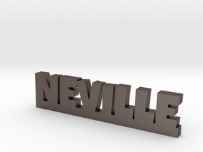 NEVILLE Lucky in Polished Bronzed Silver Steel