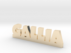GALLIA Lucky in 14k Gold Plated Brass