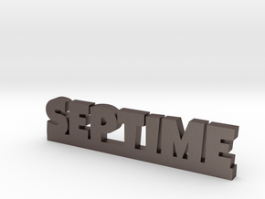 SEPTIME Lucky in Polished Bronzed Silver Steel