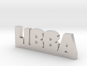 LIBBA Lucky in Rhodium Plated Brass