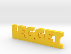 LEGGET Lucky in Yellow Processed Versatile Plastic
