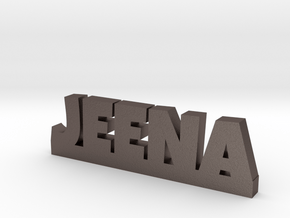 JEENA Lucky in Polished Bronzed Silver Steel