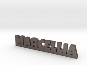 MARCELLIA Lucky in Polished Bronzed Silver Steel