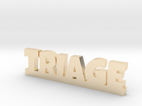 TRIAGE Lucky in 14k Gold Plated Brass