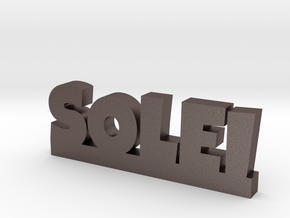 SOLEI Lucky in Polished Bronzed Silver Steel