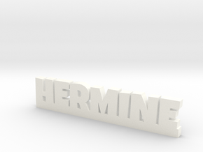 HERMINE Lucky in White Processed Versatile Plastic