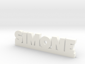 SIMONE Lucky in White Processed Versatile Plastic