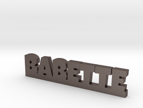 BABETTE Lucky in Polished Bronzed Silver Steel