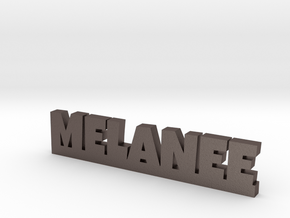 MELANEE Lucky in Polished Bronzed Silver Steel