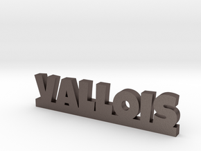 VALLOIS Lucky in Polished Bronzed Silver Steel