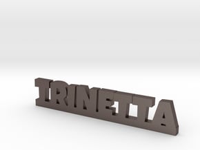 TRINETTA Lucky in Polished Bronzed Silver Steel
