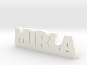 MIRLA Lucky in White Processed Versatile Plastic