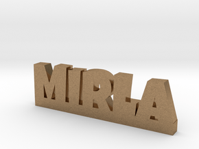 MIRLA Lucky in Natural Brass