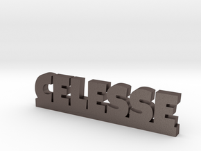 CELESSE Lucky in Polished Bronzed Silver Steel