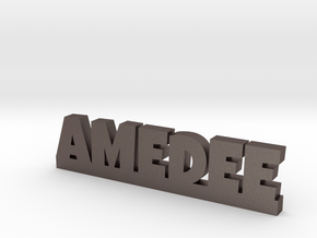 AMEDEE Lucky in Polished Bronzed Silver Steel