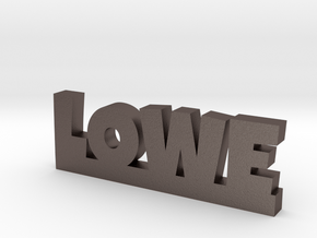 LOWE Lucky in Polished Bronzed Silver Steel