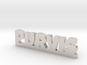 PURVIS Lucky in Rhodium Plated Brass