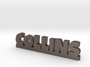 COLLINS Lucky in Polished Bronzed Silver Steel
