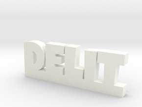 DELIT Lucky in White Processed Versatile Plastic