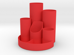 Penholder 2 in Red Processed Versatile Plastic