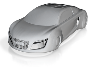1/43 Audi RSQ Concept Body Shell in Tan Fine Detail Plastic