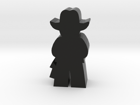 Game Piece, Cowboy, Standing in Black Natural Versatile Plastic