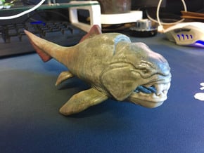 Dunkleosteus middle size(color) in Glossy Full Color Sandstone