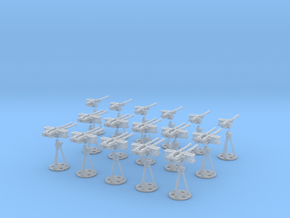 1-87 Cal 50 Modern Naval Mount Set1 in Smooth Fine Detail Plastic