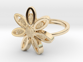Spring Blossom -Ring in 14K Yellow Gold