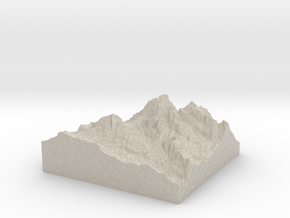Model of Teepe Pillar in Natural Sandstone