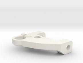 KMD-FR01 Left Upper Arm in White Natural Versatile Plastic