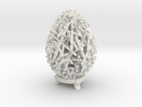 Nesty Easter Egg in White Natural Versatile Plastic