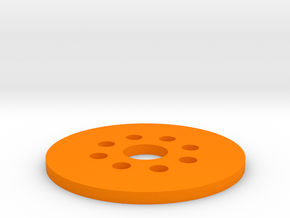 Bussard Dome Assembly - 1:650 - For DLM Parts - 02 in Orange Processed Versatile Plastic