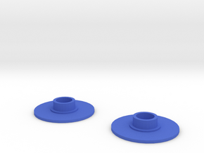 Fidget spinner cap (608RS) in Blue Processed Versatile Plastic