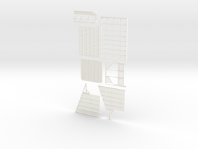 Nanya Shelter shed (Type 1) in White Processed Versatile Plastic: 1:64 - S